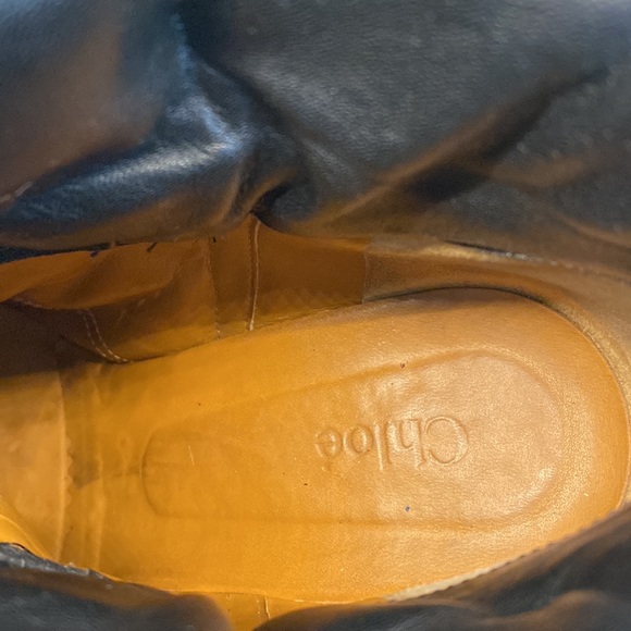 Chloe Black Ankle Warm Boots Booties - Picture 11 of 13